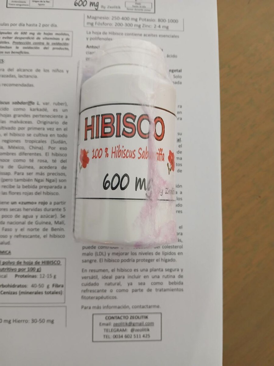 10 Bottles, Hibiscus Capsules: 600mg Vegan Herbal Supplement for Wellness - 120  Item image 13
