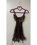 Fredricks Of Hollywood Intimates cheetah print, Size Medium With Matchin... - £33.85 GBP