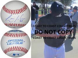 Luis Avilan New York Yankees Mets Dodgers signed autographed baseball COA Proof - £50.88 GBP