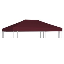 vidaXL Gazebo Top Cover 9.1 oz/yd 9.8&#39;x13.1&#39; Bordeaux - $177.94