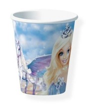 Barbie Pegasus 9 oz Paper Cups 8 Per Package Birthday Party Supplies New - £4.70 GBP
