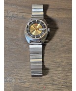 Watch Slava 2427 Automatic Man Watch 27 Jewels Dae/Date USSR CRACKED Bezel - $69.25