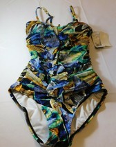 Be Creative Women&#39;s Ladies One Piece Swim Suit Bathing suit Size 10 Multicolored - £52.05 GBP