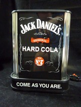 ILLUMINATED JACK DANIEL&#39;S Hard Cola Come as YOU are Bar Display Sign &amp; B... - £155.67 GBP