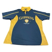 Blue and Yellow Guinness Official Merchandise Polo Shirt Size XL  Brewed... - $65.42