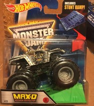 Hot Wheels Monster Jam Max-D Vehicle, Silver 1:64 Scale - £10.57 GBP