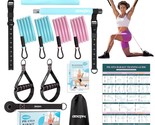 Pilates Bar Kit With Resistance Bands For Women, Multifunctional Screw Y... - $49.39