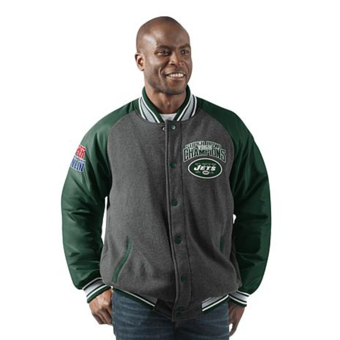NEW YORK JETS Super Bowl Champions Home Team Varsity Commemorative Jacket