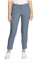 Eddie Bauer Womens Pants Blue Stretch Pockets UPF 50+ Moisture-Shedding ... - $42.99
