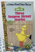 A Golden Book Video Classic - Three Sesame Street Stories VHS (1989) Big... - £6.20 GBP