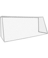 Aoneky Polyester Soccer Goal Net 4mm Cord Heavy Duty White 16x7 Ft - $61.08 CAD
