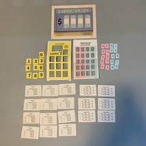 VTG Price Is Right 1974 Game Replacement Pieces Parts - Lucky Seven Temp... - $9.74