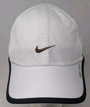 Nike Aerobill Featherlight Dri-Fit White Men Women Running Hat Baseball ... - £15.50 GBP