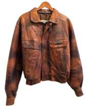 Men&#39;s Vintage Frank Thomas Barnstormer B52 Pilot Leather Jacket Size 44 ... - £92.45 GBP