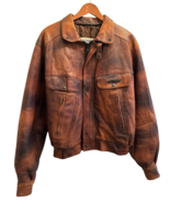 Men&#39;s Vintage Frank Thomas Barnstormer B52 Pilot Leather Jacket Size 44 ... - $163.71 CAD