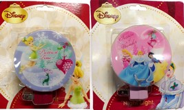 Disney Fairies &amp; Princess - Christmas Holiday Night Light (Set of 2) - $16.78