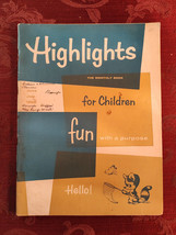 Highlights For Children Magazine June July 1962 Activities Stories Puzzles! - £12.10 GBP