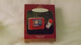 Hallmark Ornament 1999 Howdy Doody Lunch Box Set 2 Piece 18b - $276.49 MXN