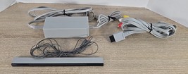 Nintendo Wii OEM Power Cord, AV Cable &amp; Sensor Bar Bundle GUC - $14.84