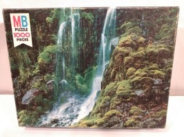 Milton Bradley 1000 Piece Puzzle Nature Cascade Mtn. Or NEW factory seal... - $19.99