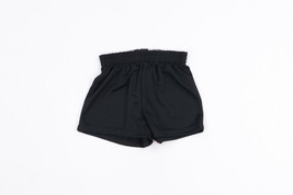 NOS Vintage 80s Mens XL Above Knee Jogging Running Soccer Shorts Black P... - $29.65