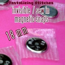 100 Hidden Sew In Magnetic Snaps (18 MM) with PVC - $158.10