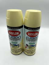 2 Krylon Fusion For Plastic Spray Paint 2334 Buttercream 12 oz Discontin... - £30.71 GBP