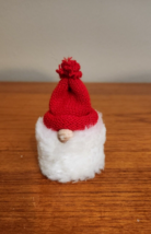 NEW! SWALLINGS Sweden RED HAT TOMTE GNOME Fleece Beard Christmas 3.5&quot; LOGO - £10.19 GBP