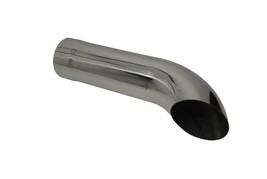 Exhaust Tip Turn Down Exhaust Tip 2.50&quot; Diameter X 9.00&quot; Long 2.50&quot; Inlet Turn D - £23.81 GBP