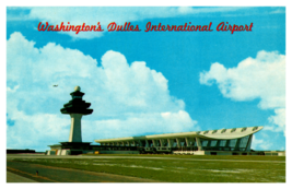Washington&#39;s Dulles International Airport Postcard Unposted - £3.90 GBP