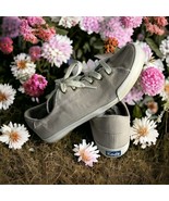 Keds Sneakers Woman Size 8 Tan Beige 100% Canvas Rubber Sole Ortholite F... - $534.05 MXN