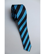 Blue Black #2 striped 5cm Necktie - $19.99
