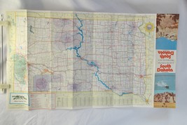 South Dakota Official Highway Map Vintage 1973-1974 32&quot; x 18&quot; Excellent - £15.30 GBP