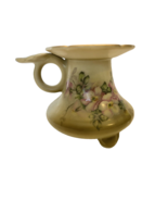 Candle Holder Nippon Candlestick Hand Painted 3&quot; Tall Floral China Antique - £25.49 GBP