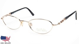 New Bob Mackie BM113 184 Gold Black Eyeglasses Glasses 113 49-18-135 B31mm Italy - £18.00 GBP