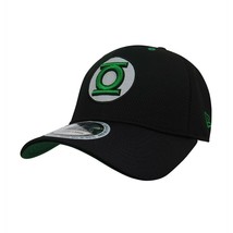 Green Lantern Black Glow Armor 39Thirty Fitted Hat Black - £31.59 GBP+