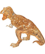 3D Crystal Puzzle T-Rex with Stickers - Brown - £31.80 GBP