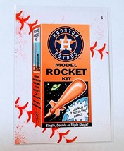 2016 Topps MLB Baseball Wacky Packages Houston Astros Model Rocket Kit Lace Para - $5.95