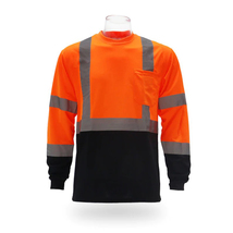 High Visibility Contrast Long Sleeve Safety T-shirt for Enhanced Safety | Radyan - £19.97 GBP+