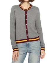 Minnie Rose stripe cardigan in Grey Shadow Combo - £102.71 GBP