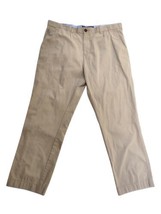 Tommy Hilfiger Custom Fit Khaki Tan Chino Pants Mens 38 x 30 Business Casual - £13.44 GBP