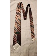 Btg Mcalppo Countess Mara Maroon And Gold Stripe Silk Tie - $7.99