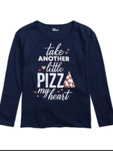 Epic Threads Big Girls Pizza My Heart Graphic T-Shirt, Size Medium - £11.09 GBP