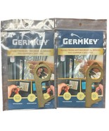 2 Pack No Touch Door Opener Tool Antimicrobial Brass 70%Copper 30%Zinc - $12.86