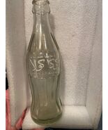 Vintage Coca-Cola 7 3/4" Glass Bottle White Arabic French Script *Pre-Ow... - $19.99