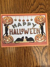 Happy Halloween Card &amp; Envelope Hallmark Greeting Card - £3.46 GBP