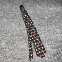 Hallmark Christmas Necktie Mens Holiday Festive Stockings Candy Cane Dre... - $10.83