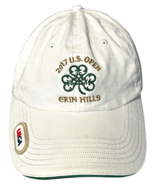 2017 US Open Erin Hills USGA Club Member Adjustable Golf Cap Hat White - $9.80