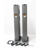 KEF LS60 Wireless Floorstanding Speakers (Pair) - Gray  - $56,541.96 MXN