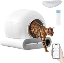 Self-Cleaning Cat Litter Box, Litter Box With Infrared Detector And Weight Senso - $261.99